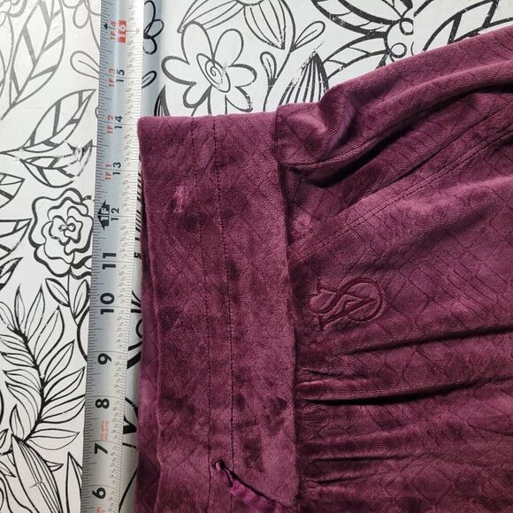Victoria Secret Y2K velour purple pants joggers small comfy - Picture 9 of 9
